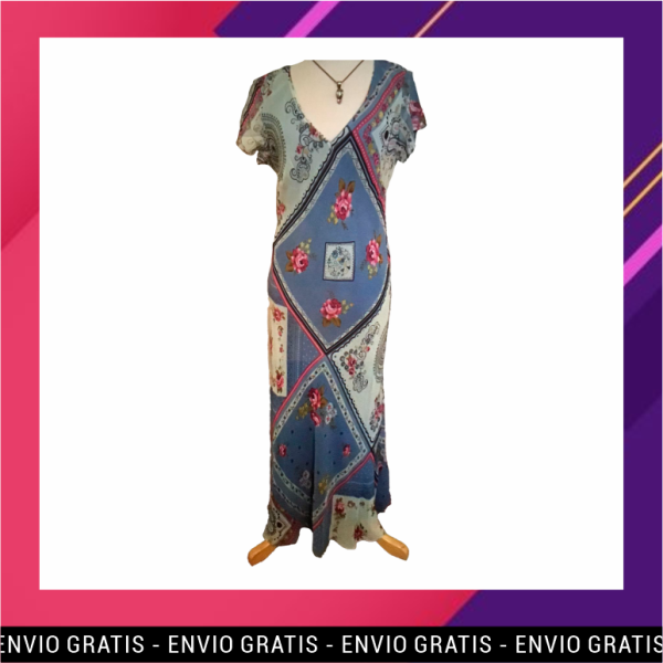 Vestido Gaza con estampado