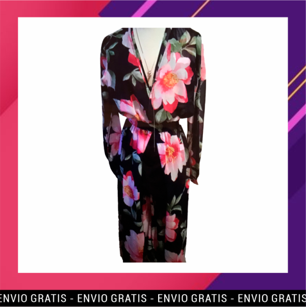 LPSM-016 Vestido flores gaza