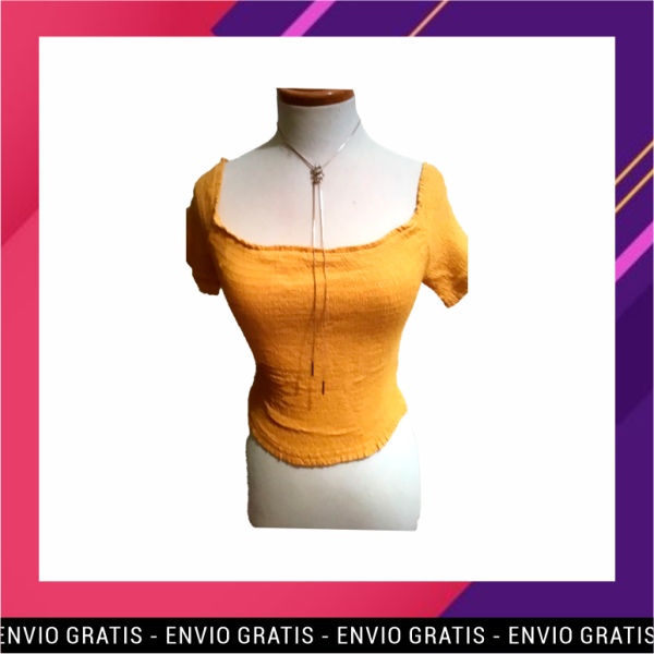 LPSM-018 Blusa con mangas recogidas
