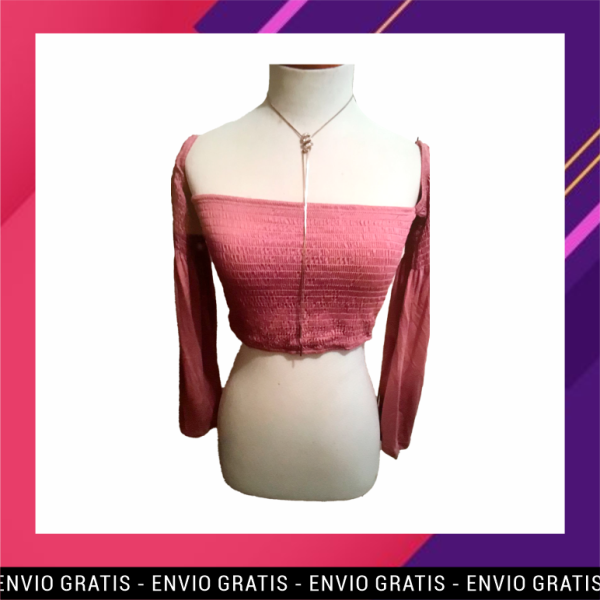 LPSM-020 Blusa con mangas recogidas