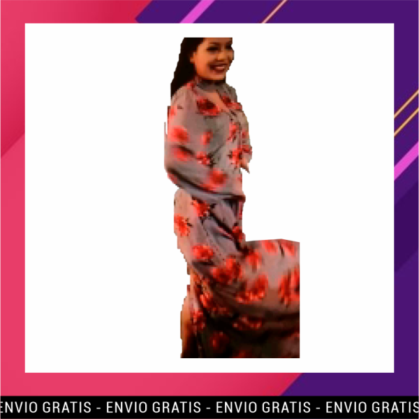 LPSM-024 Vestido estampado con Falda