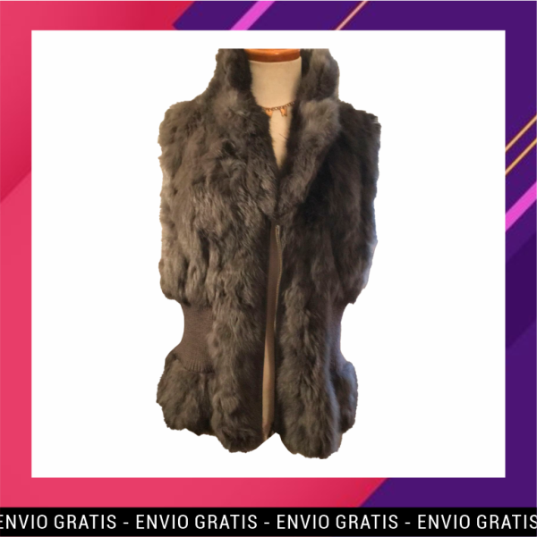 Chaleco con piel de Conejo