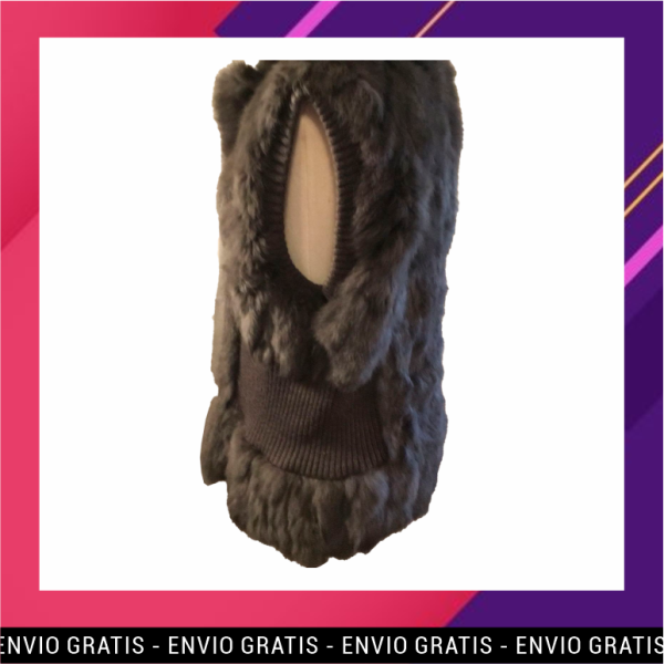 Chaleco con piel de Conejo