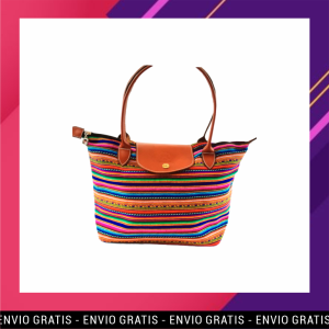 LPSM-068 Bolso con tejido étnico