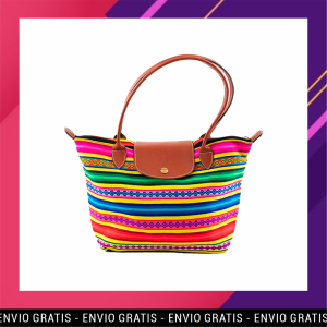 LPSM-070 Bolso con tejido étnico