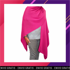 Poncho en lana de alpaca