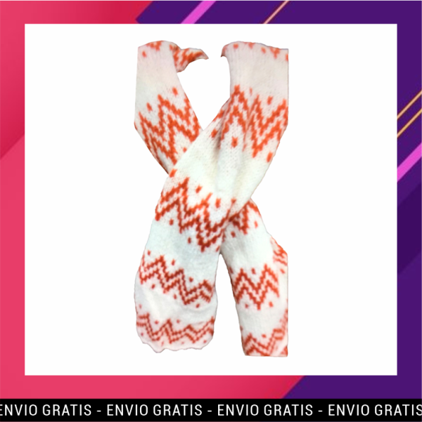 LPSM-088 Bufanda unisex en lana doble de alpaca