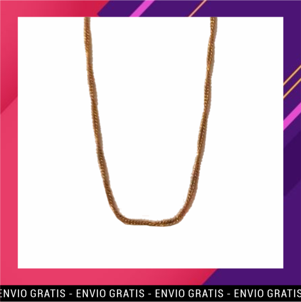 LPSM-149 Cadena Corta Dorada de Acero