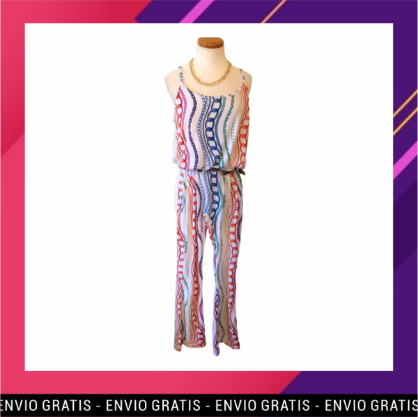 Enterizo Blanco con Estampado