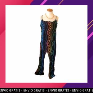 Enterizo Negro con Estampado