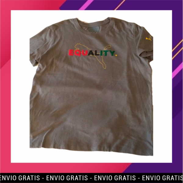 Polo Corto Gris-Verde