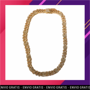 LPSM-168 Cadena Rap Abrillántala Bañada en Oro