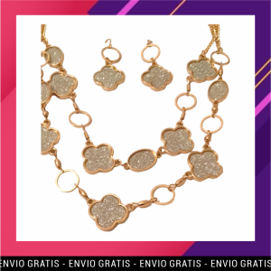 Collar Doble Modelo Ban Color Blanco