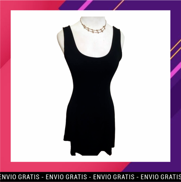 Vestido Tallado Negro