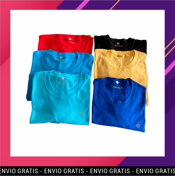 Polos en Colores Variados de Algodón Pima