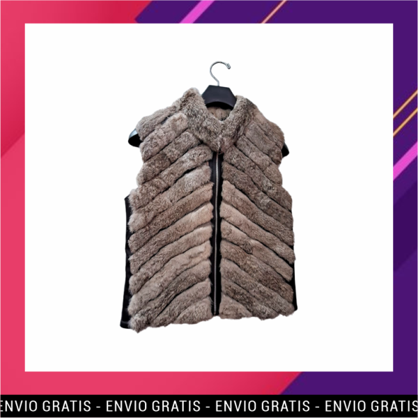 Chaleco de Piel de Conejo