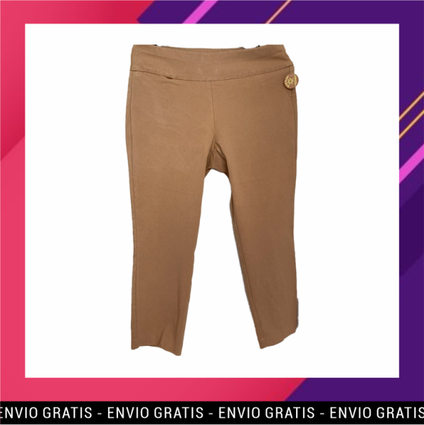 Pantalón Elástico Pescador Kaki
